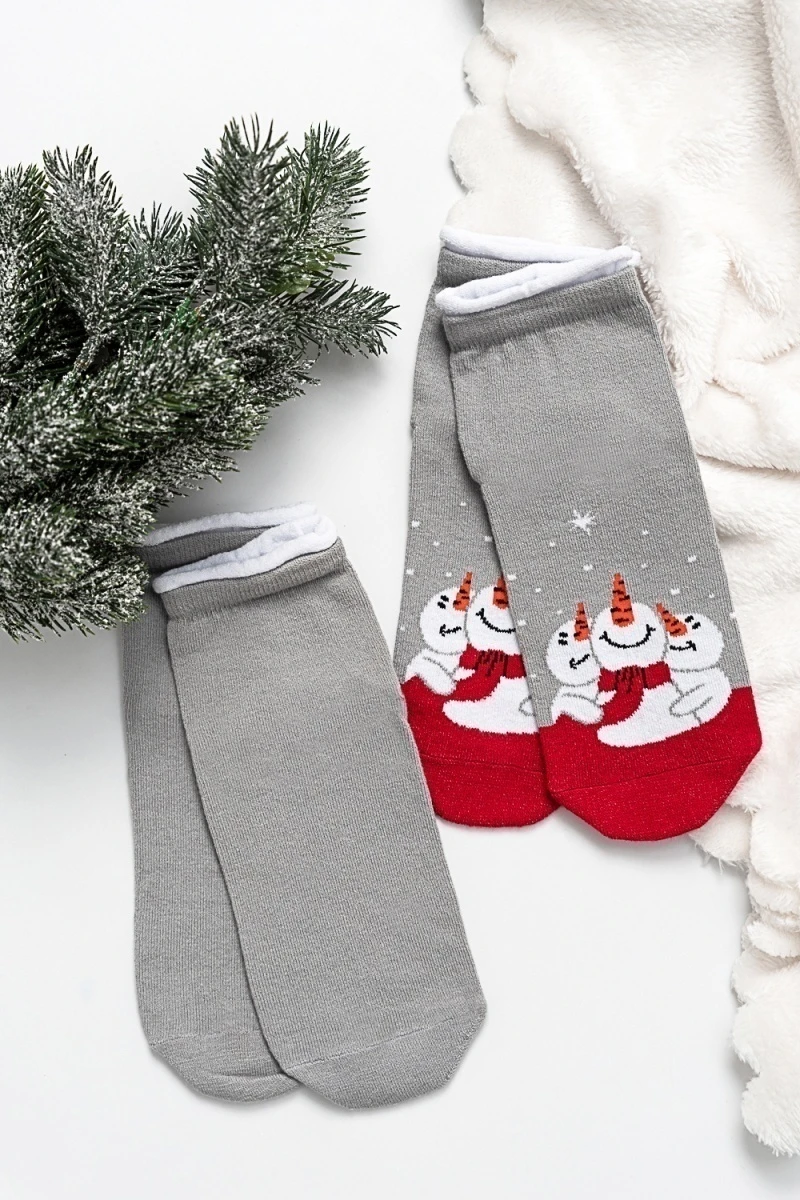 Носки стандарт Снеговики (в ассортименте)