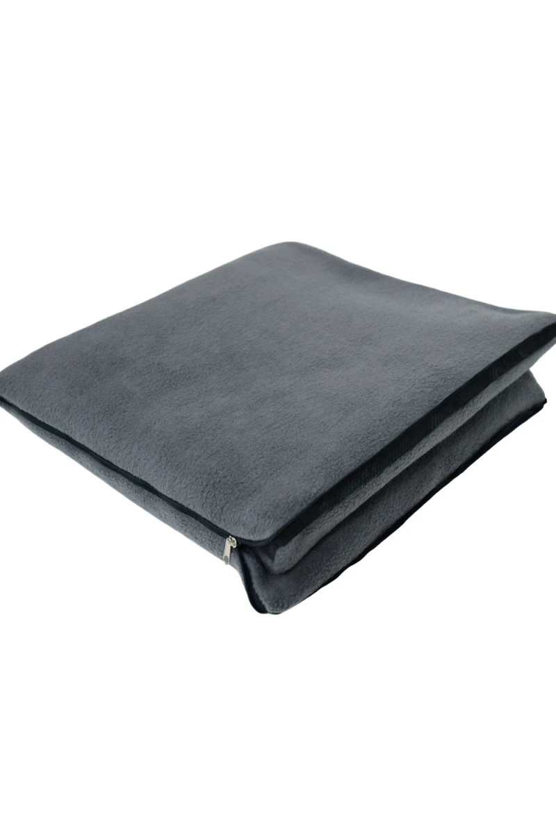 Плед Подушка трансформер в авто (серый)