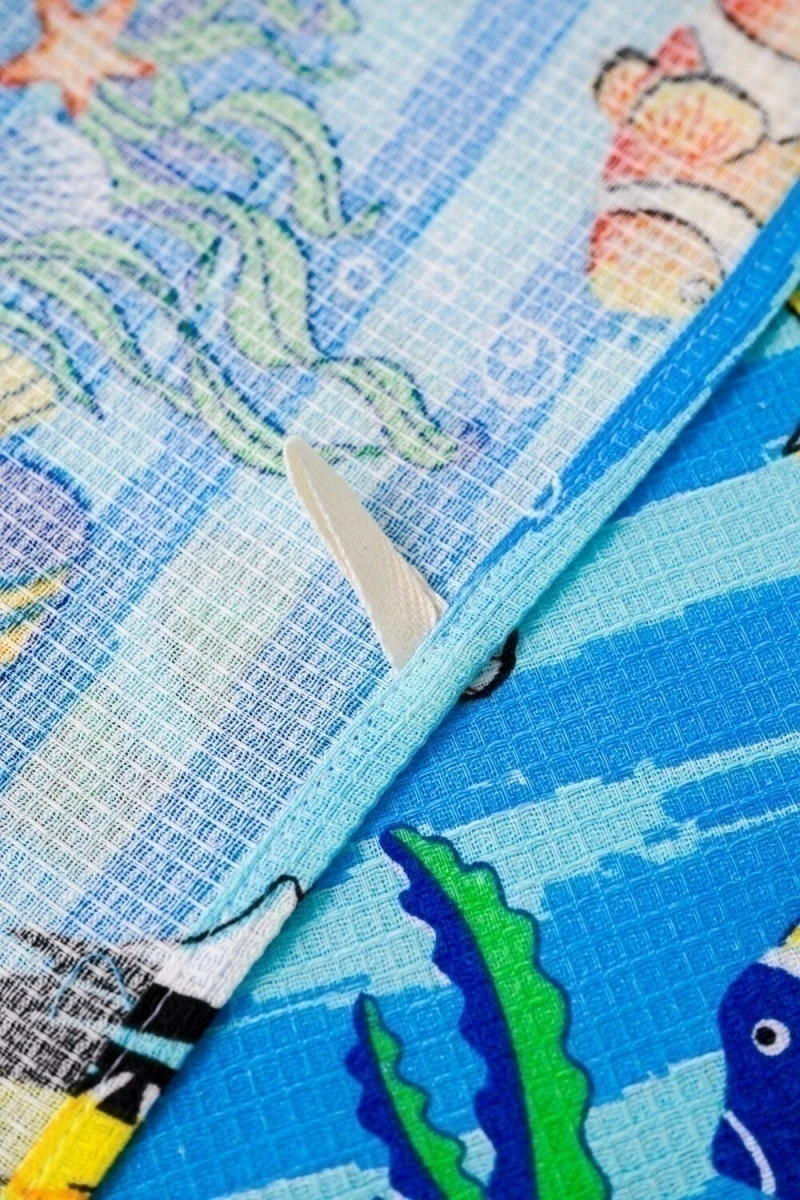 Полотенце Рыбки (синий)