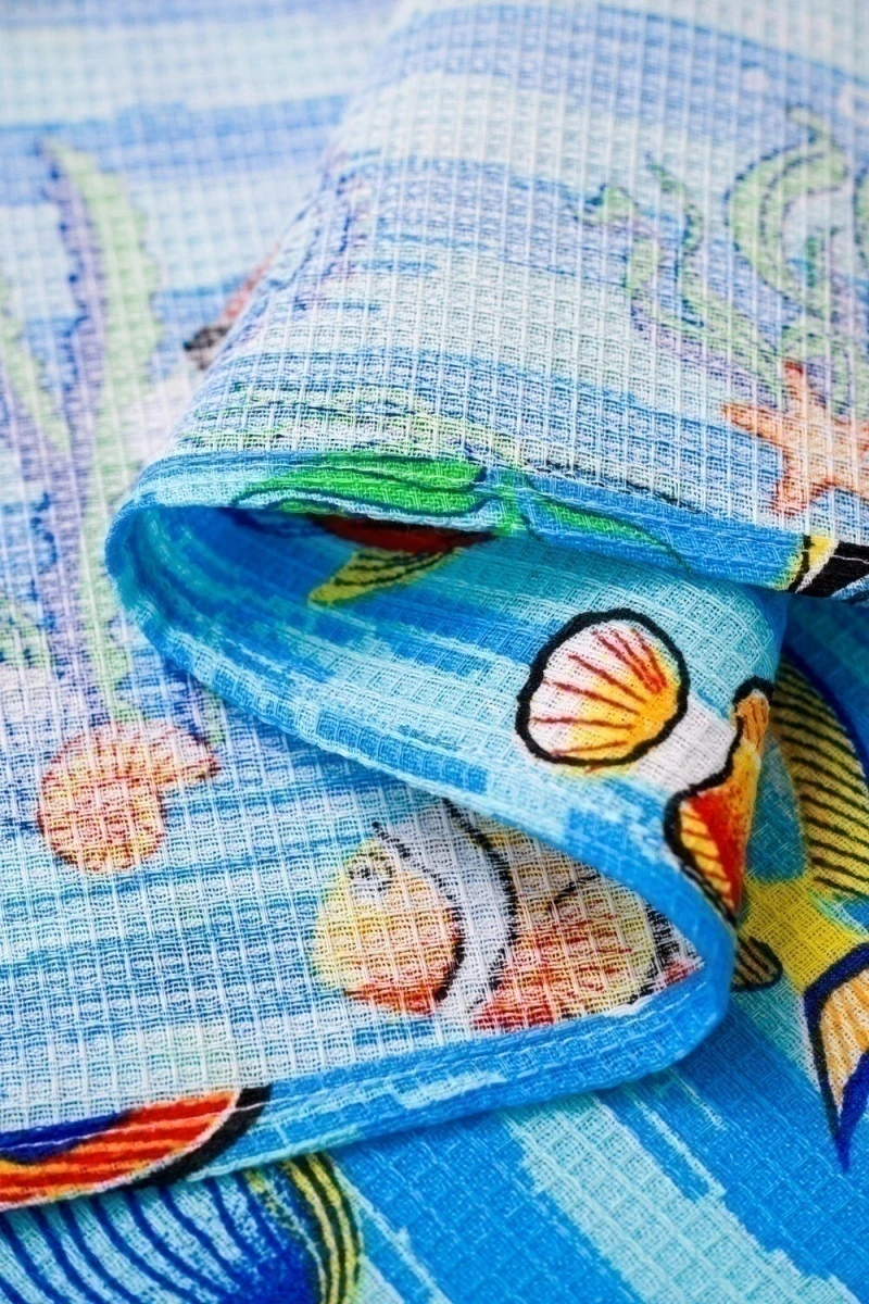Полотенце Рыбки (синий)