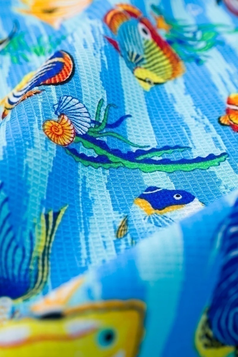 Полотенце Рыбки (синий)