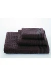 Полотенце махровое Волна (коричневый)
