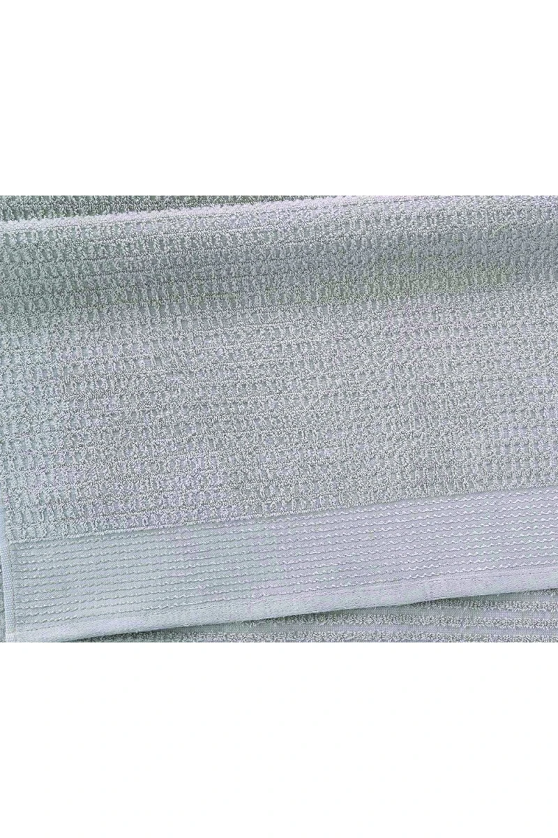 Полотенце махровое Волна (серый)