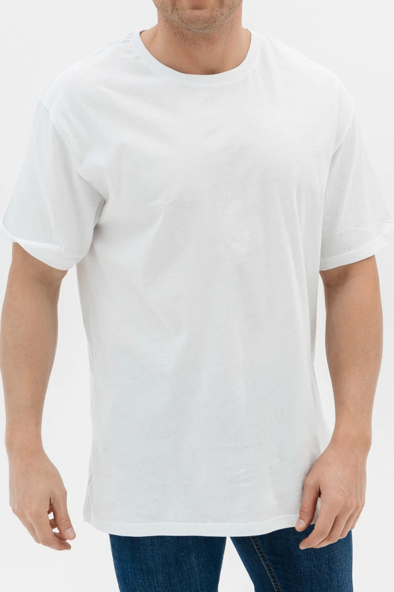 Футболка однотонная (белый)