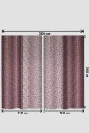 Фотошторы 10809 (фиолетовый)