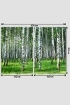 Фотошторы 10847 (зеленый)