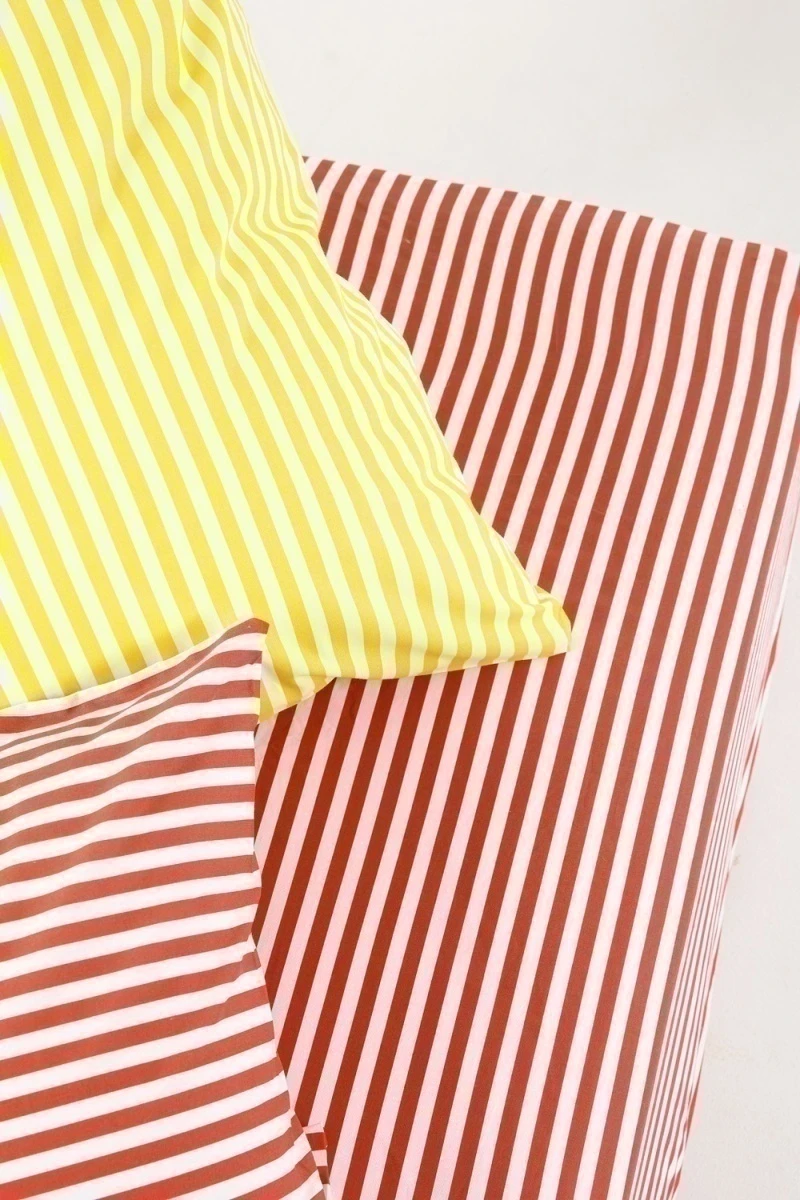 Простыня на резинке Urban Family Малиновый полоса (в ассортименте)