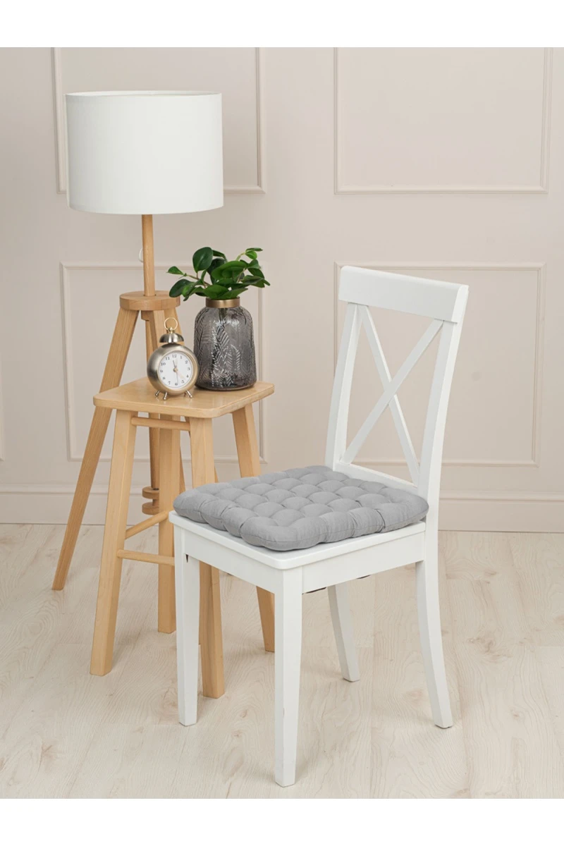 Подушка для мебели Bio-Line с гречневой лузгой PSG25 (светло-серый)