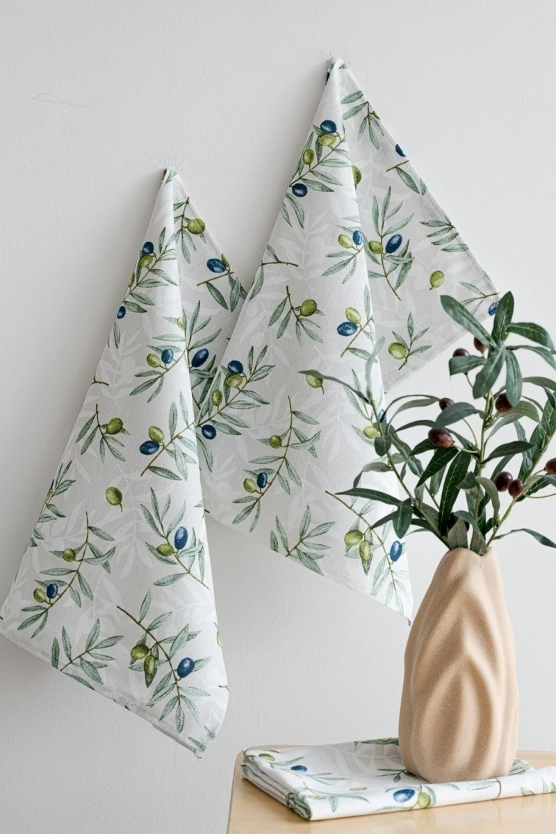 Полотенце кухонное Долина (белый)