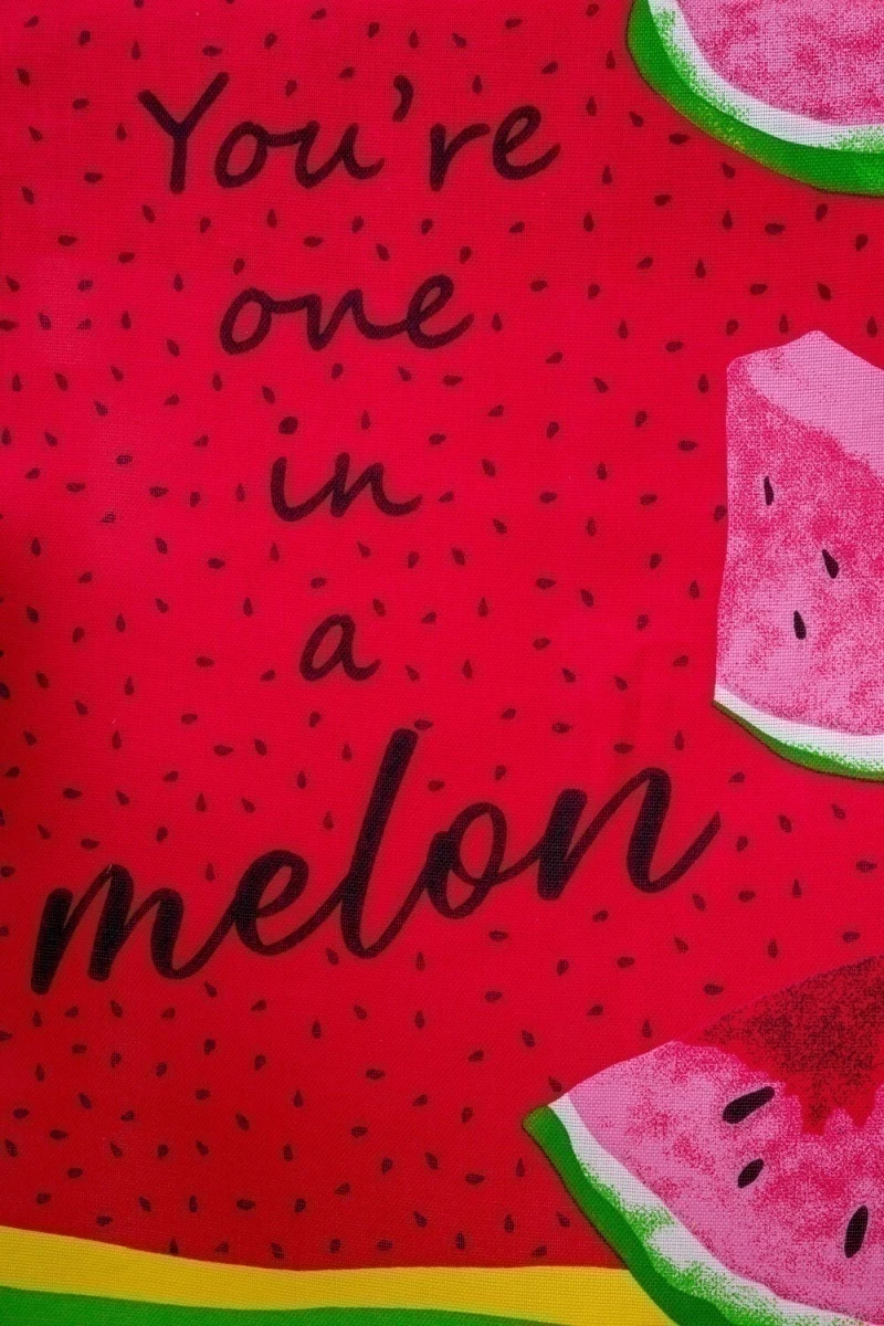 Полотенце кухонное Арбузы набор 3 шт (желтый,  зеленый)