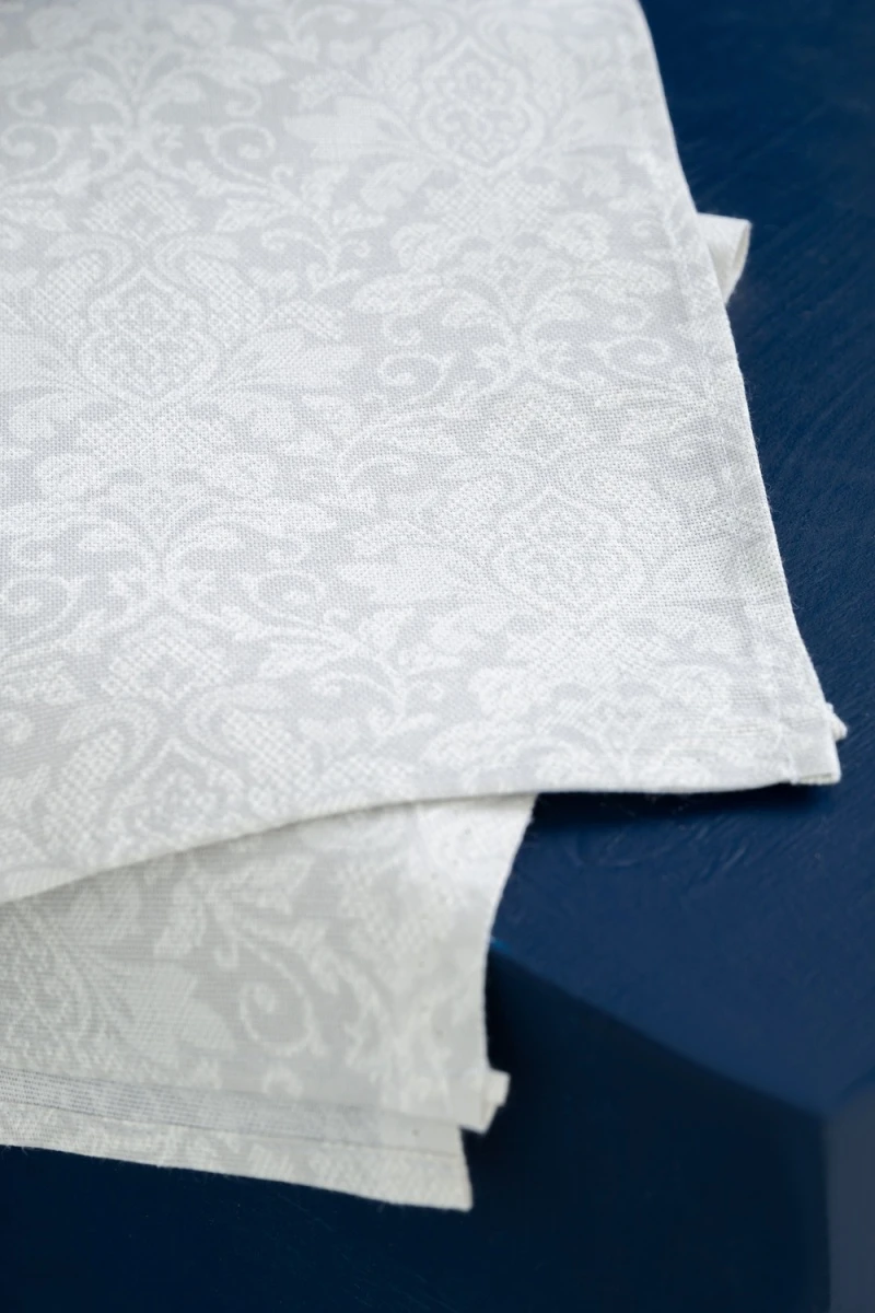 Полотенце кухонное Белое кружево (белый)