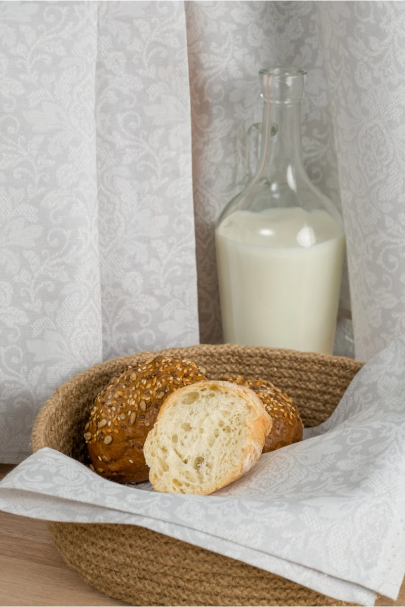 Полотенце кухонное Белое кружево (белый)