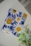 Полотенце кухонное Ромашковое поле (бело-синий)