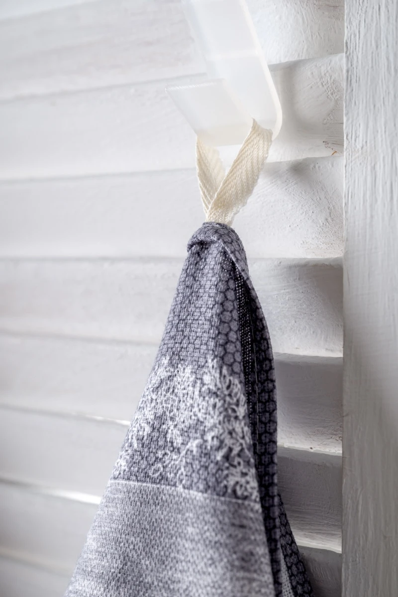 Полотенце кухонное Северная сказка (серый)