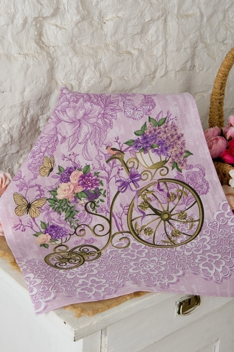 Полотенце кухонное Лавандовый прованс (лавандовый)