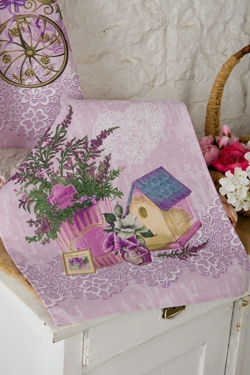 Полотенце кухонное Лавандовый прованс (лавандовый)