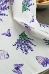 Полотенце кухонное Сиреневая дымка (белый)
