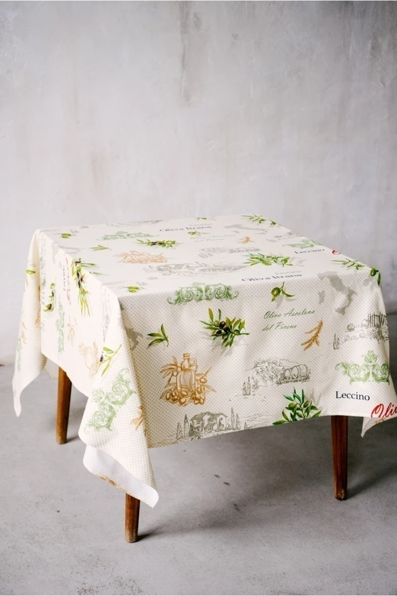 Скатерть Олива (оливковый)