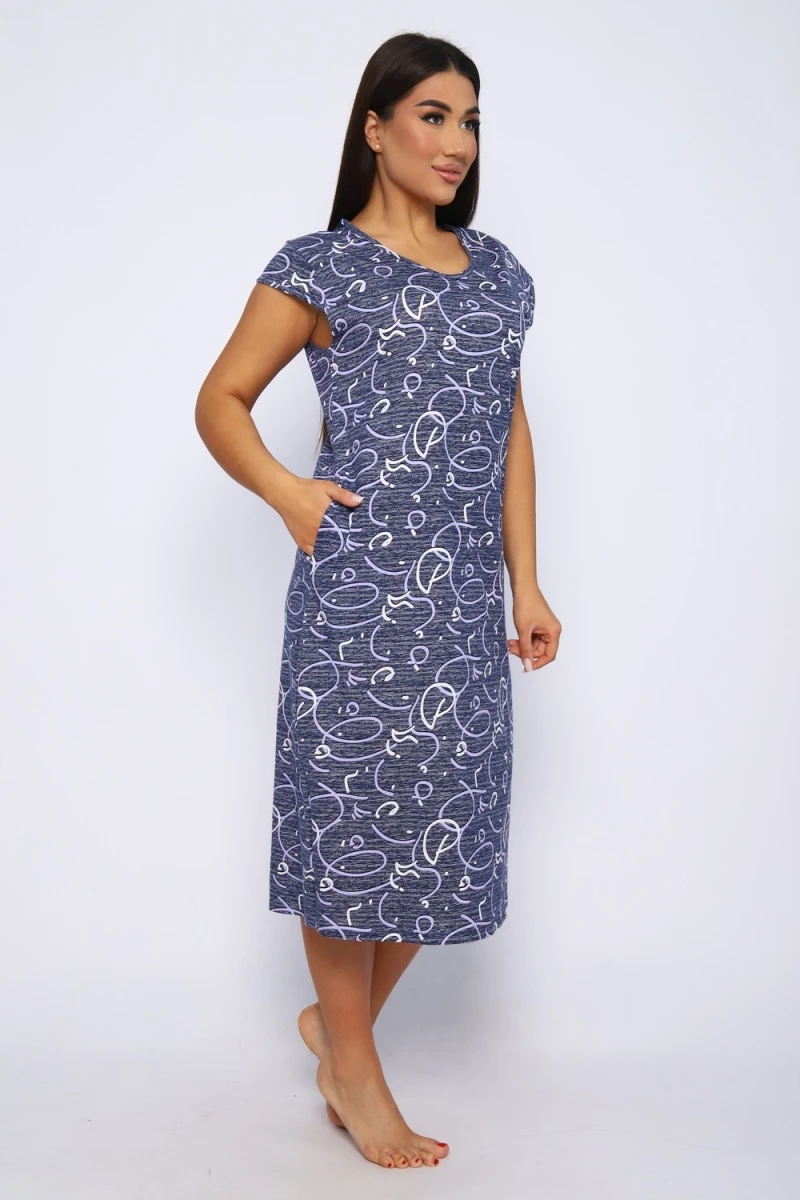 Платье 015 (синий)