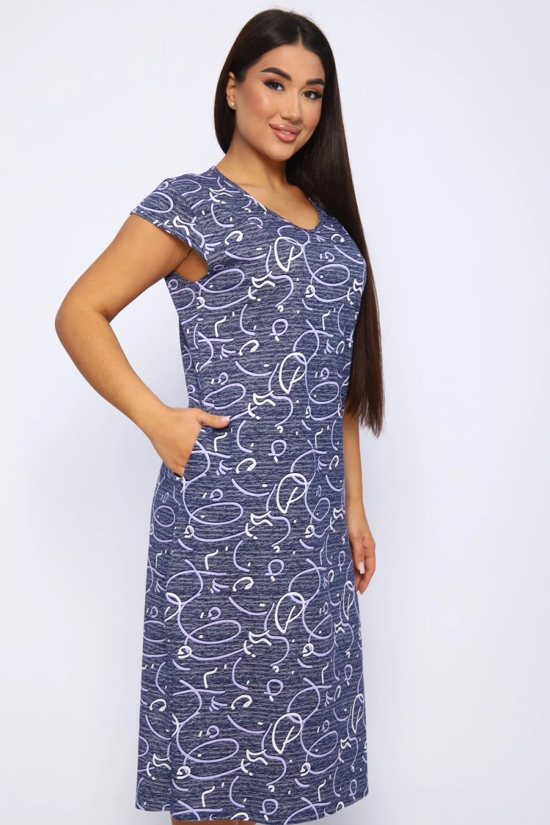 Платье 015 (синий)