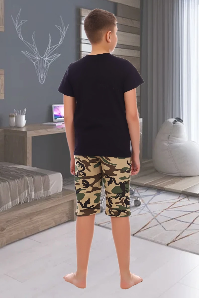 Костюм с шортами Мужество (черный)