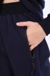 Костюм с брюками 17587 (темно-синий)