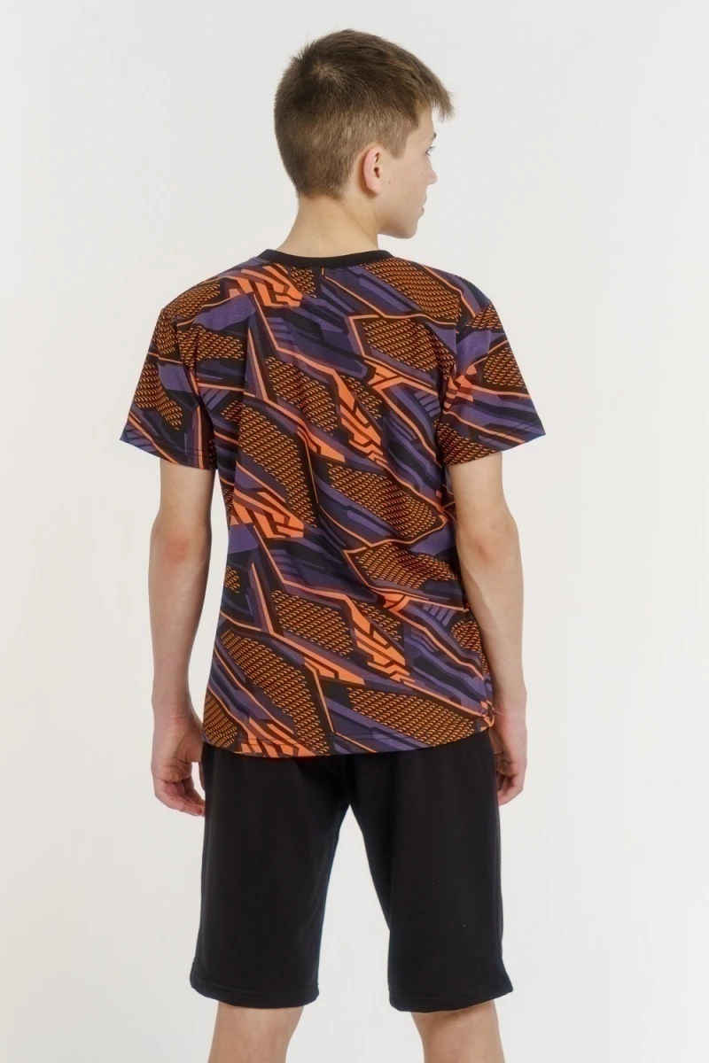 Костюм с шортами Грани (оранжевый)