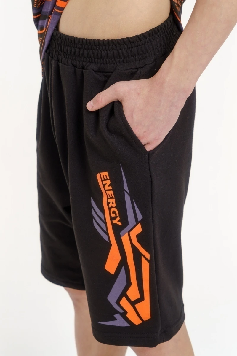 Костюм с шортами Грани (оранжевый)