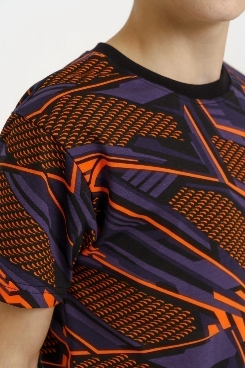 Костюм с шортами Грани (оранжевый)