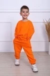 Детский костюм с брюками 20146 (оранжевый)