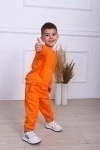 Детский костюм с брюками 20146 (оранжевый)