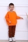 Детский костюм с брюками 20146 (оранжевый)
