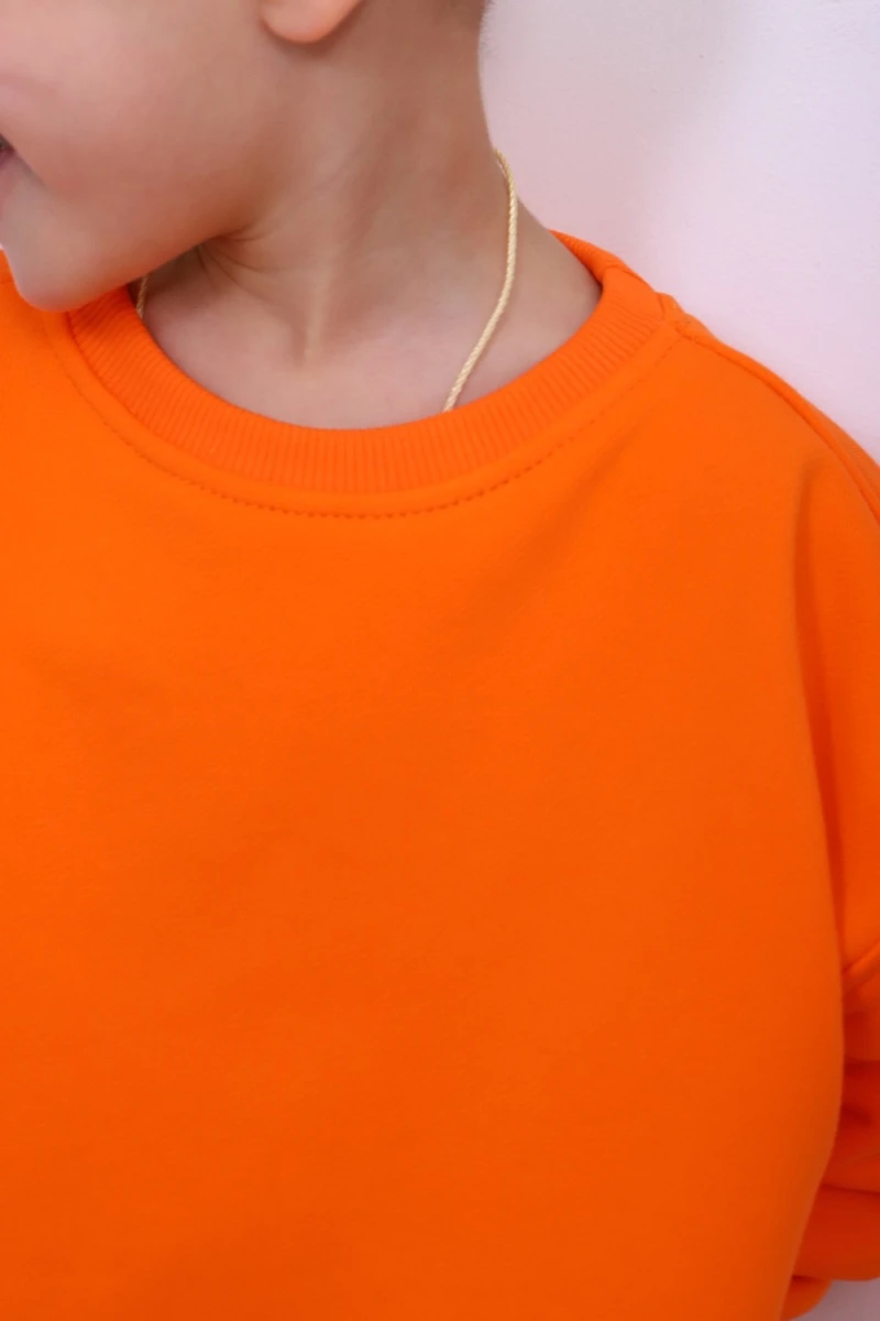 Детский костюм с брюками 20146 (оранжевый)