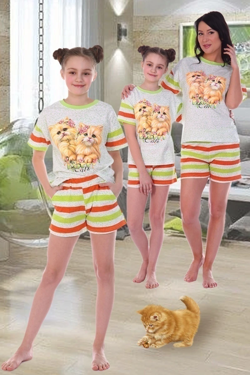 Костюм с шортами Медок (белый)