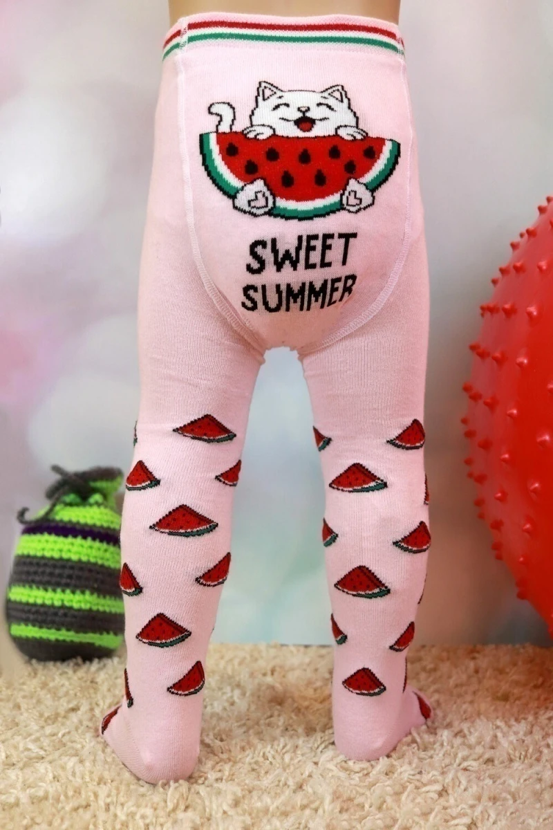 Колготки Арбуз (розовый)