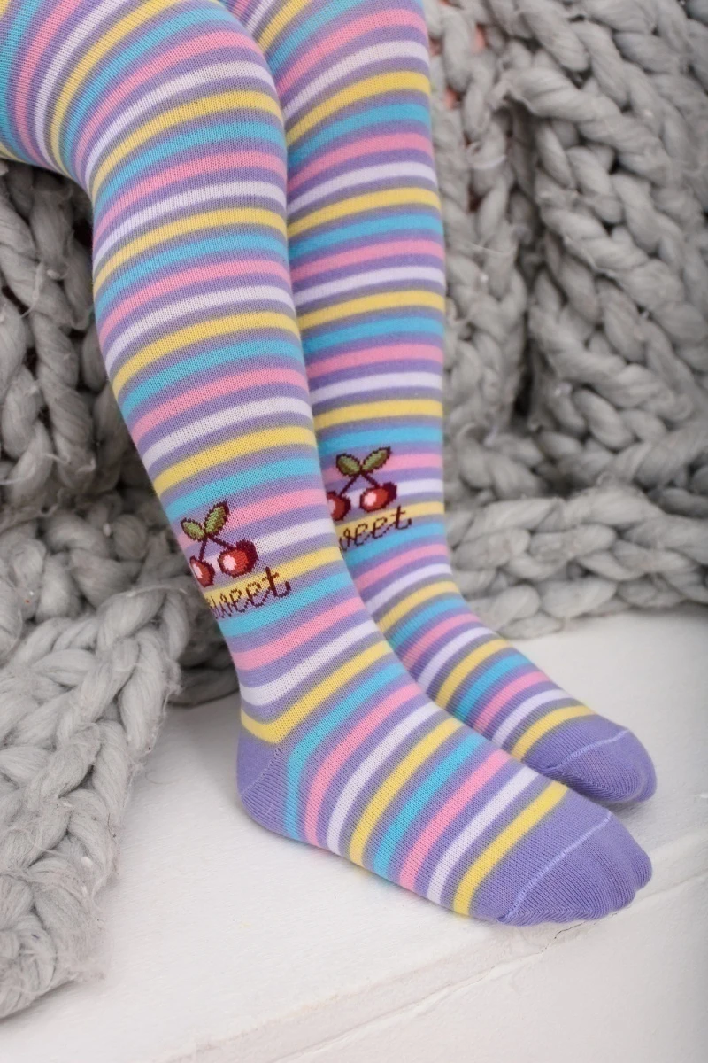 Колготки Вишенка (лиловый)