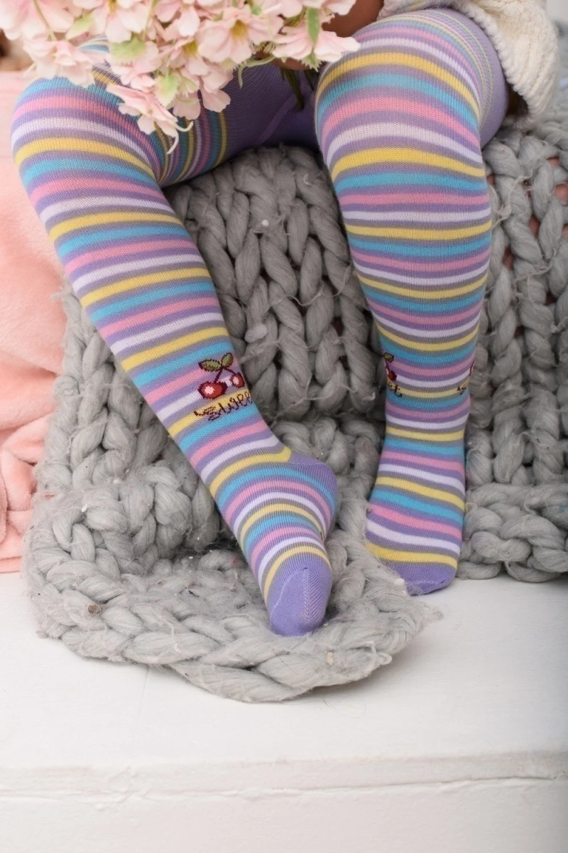 Колготки Вишенка (лиловый)