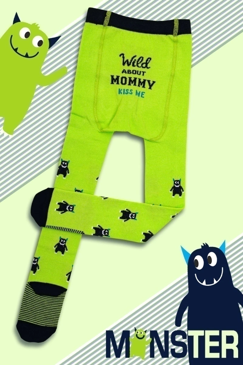 Колготки Монстрик (салатовый)