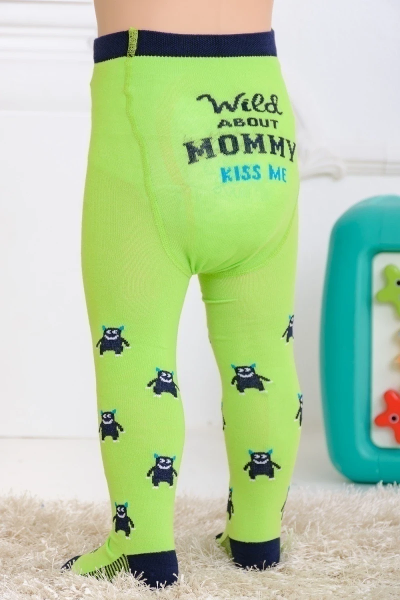 Колготки Монстрик (салатовый)