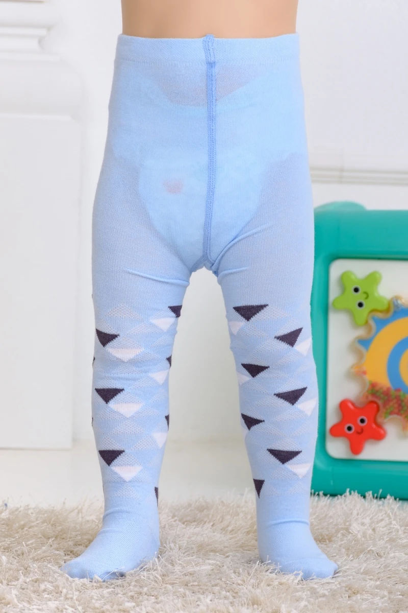 Колготки Улыбка (голубой)