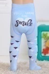 Колготки Улыбка (голубой)