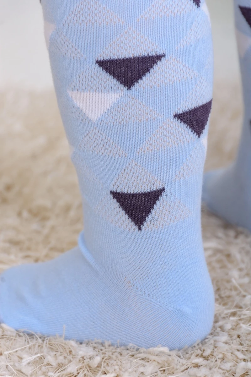 Колготки Улыбка (голубой)