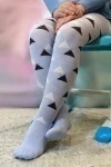 Колготки Улыбка (голубой)