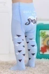 Колготки Улыбка (голубой)