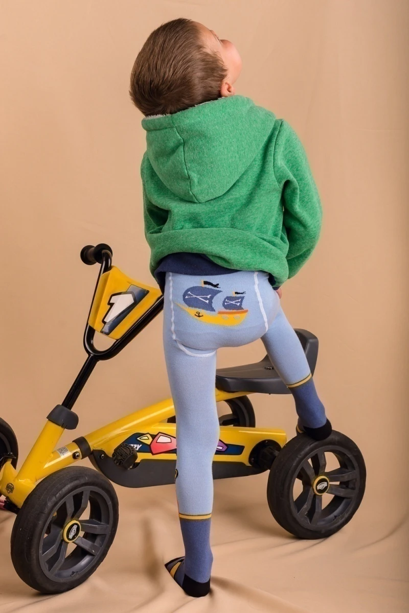 Колготки Главарь (голубой)