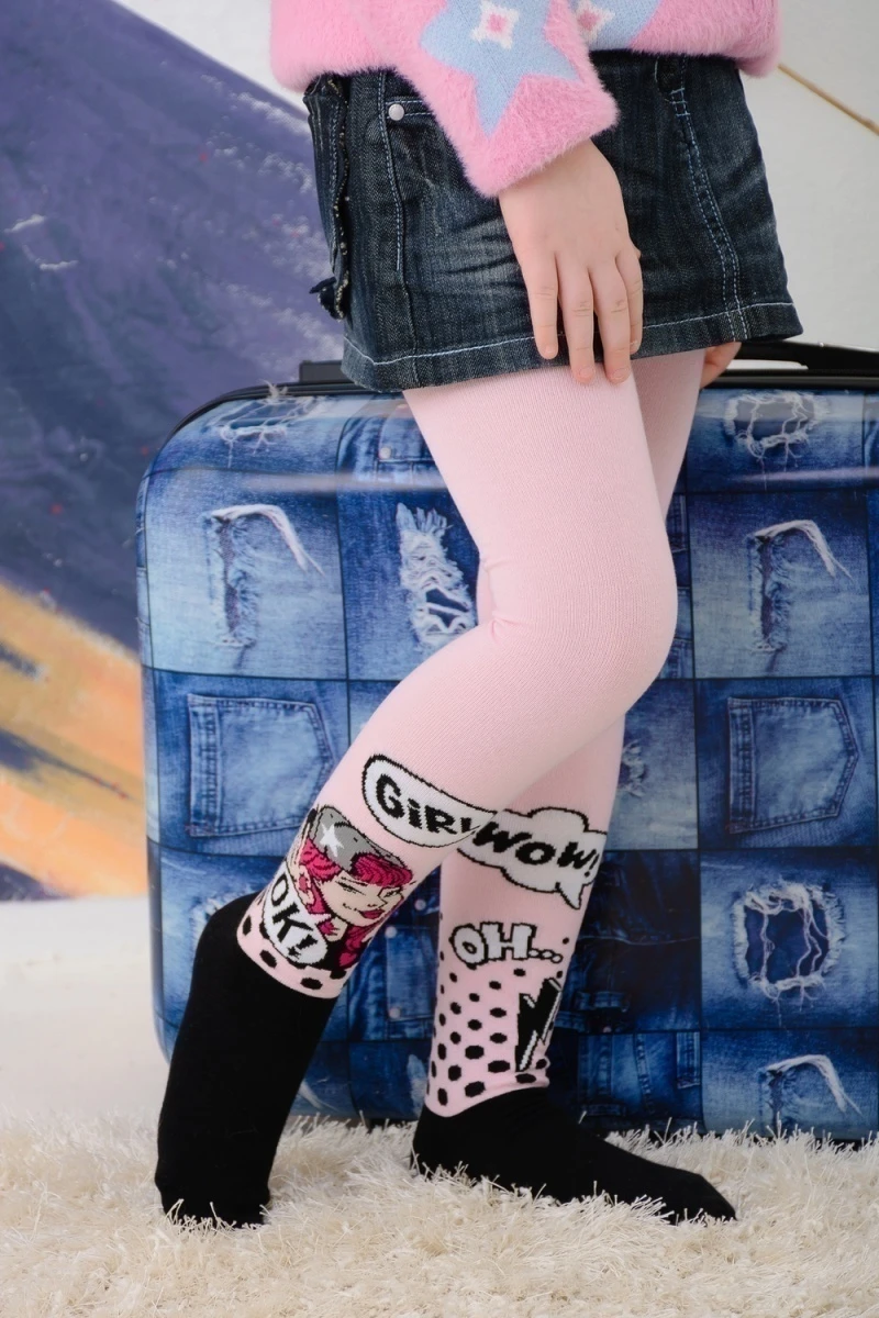 Колготки Аниме (розовый)