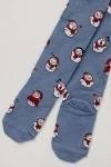 Колготки Снеговики (джинс)