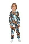 Пижама с брюками Колючий (бирюзовый)