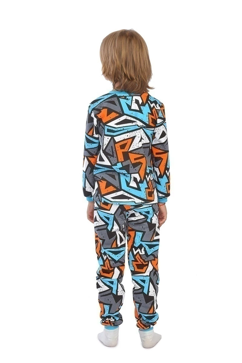 Пижама с брюками Колючий (бирюзовый)