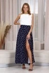 Юбка Ю030 (синий, белый)